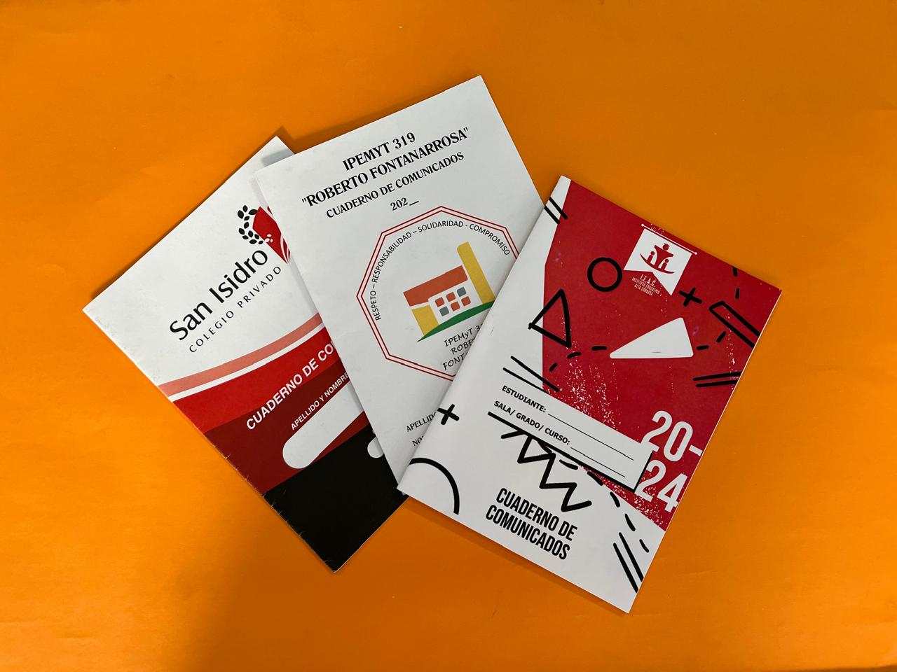 Cuadernos de comunicaciones personalizados - Punto de Apoyo