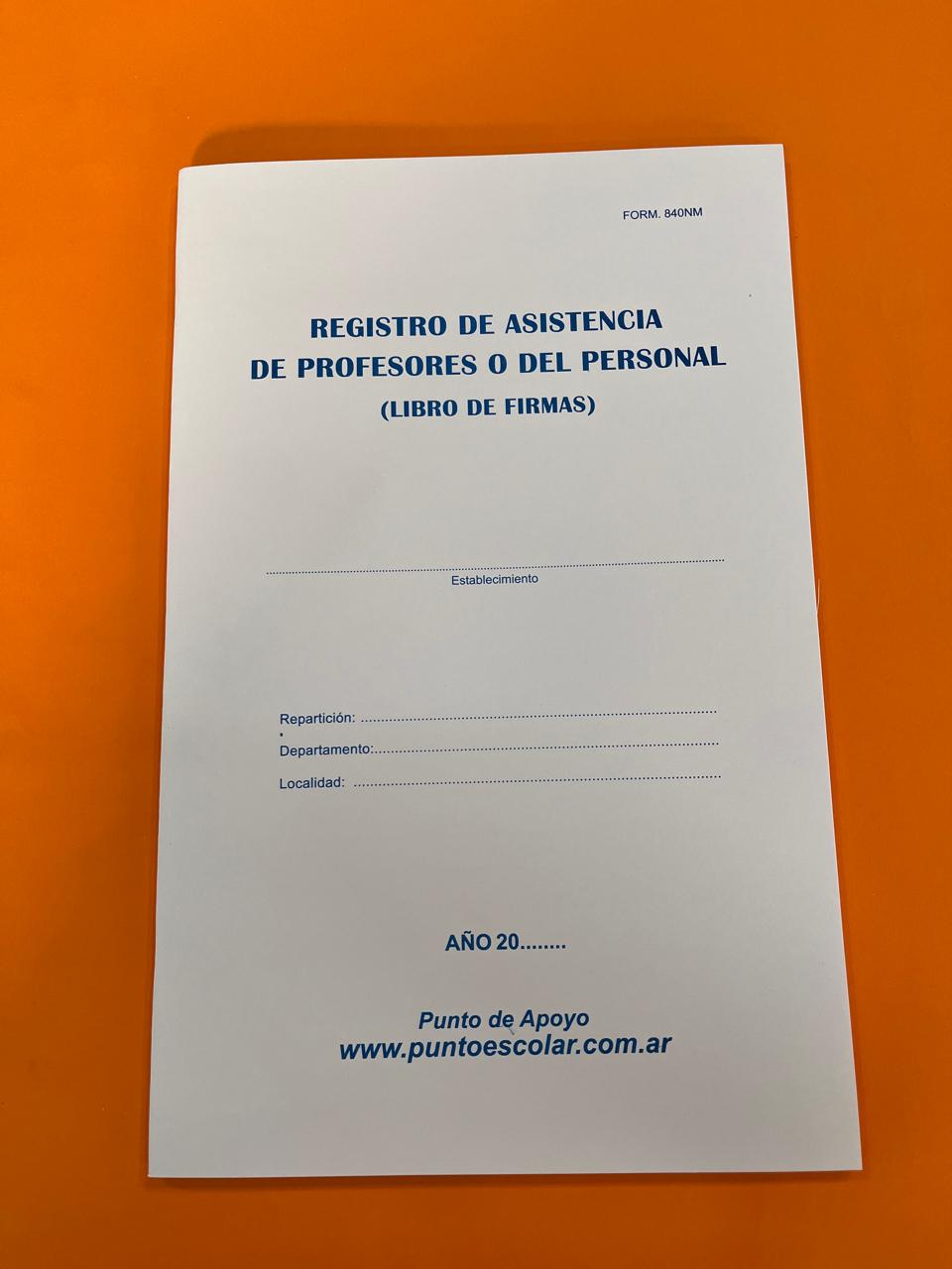 Formularios escolares - Registro 840 NM