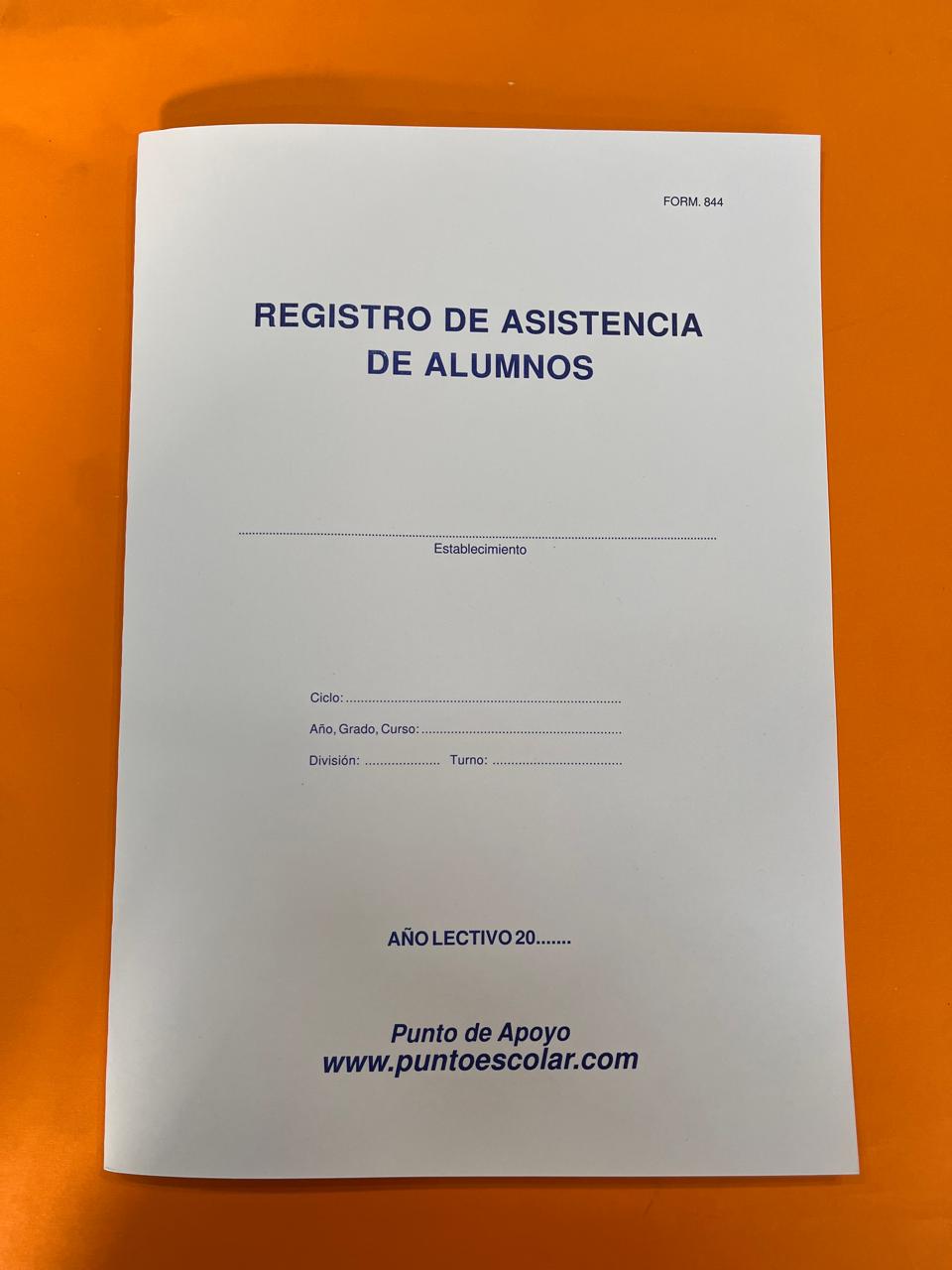 Formularios escolares - Registro 844