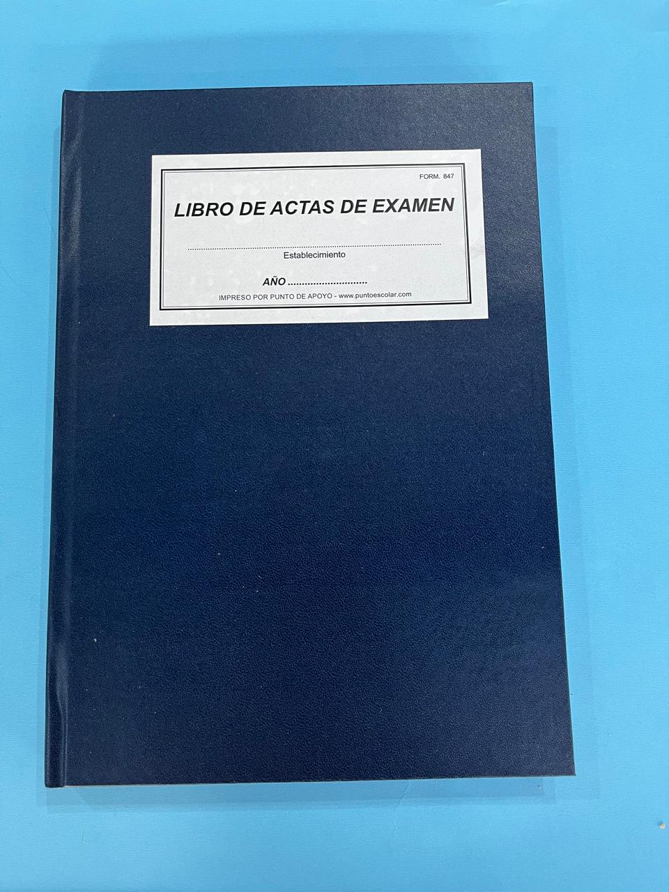 Formularios escolares - Libro tapa dura 847
