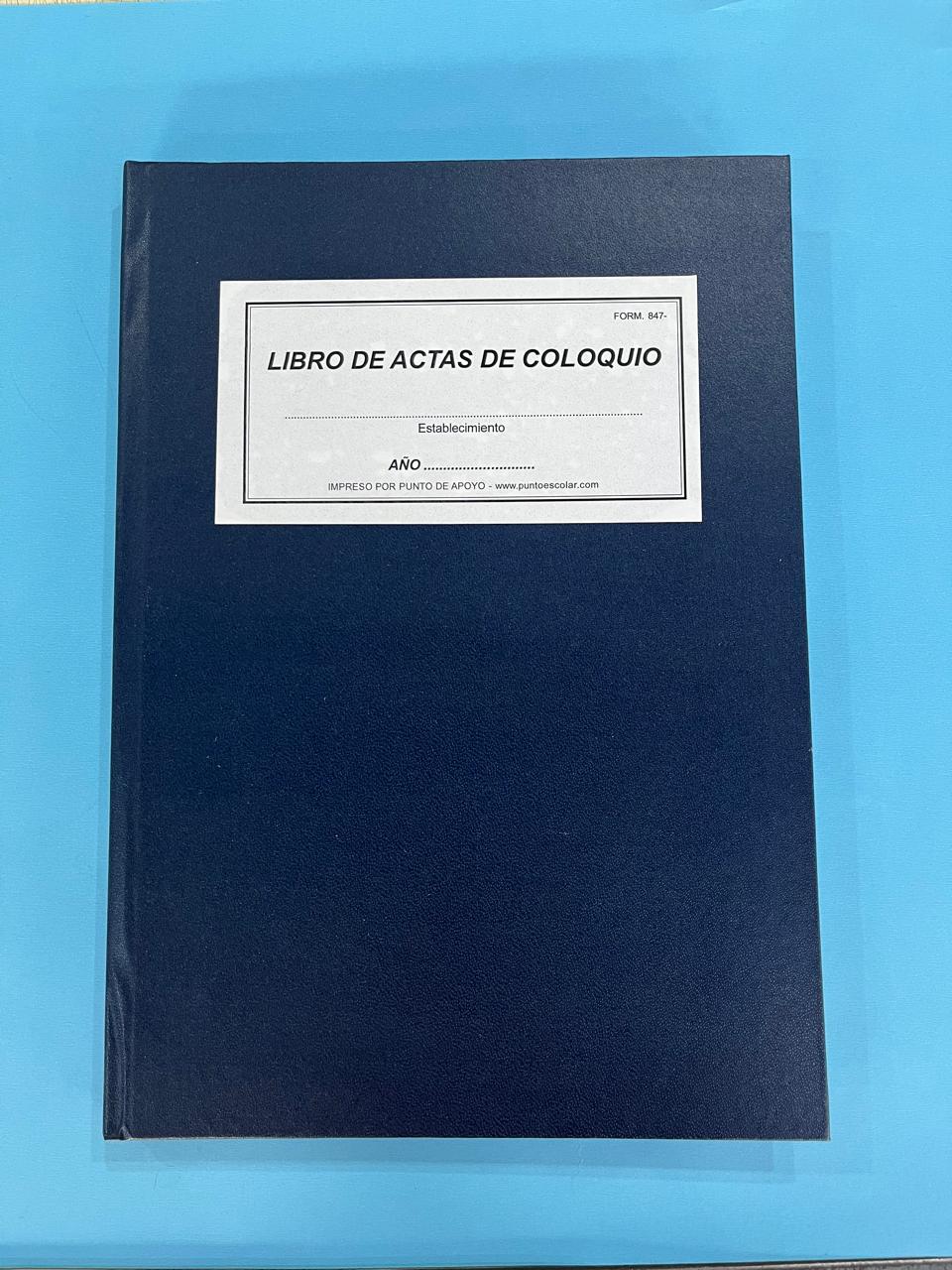 Formularios escolares - Libro 847C tapa dura